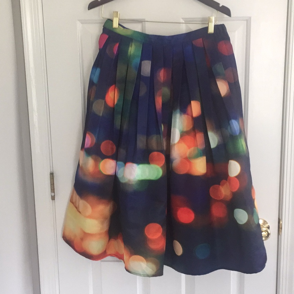 City lights party skirt
